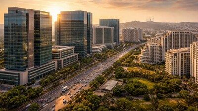 Invesco (India) has leased over 2.23 lakh sq ft office space in Hyderabad for five years at a monthly rent of  ₹1.52 crore, according data accessed by Propstack. (ChatGPT generated image )