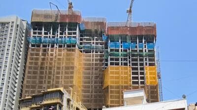 Mumbai, India. April 29, 2026 - View of Tardeo Court (L) and Sethna house (R) buildings near Bhatia Hospital at Grant Road area in South Mumbai. Mumbai, India. April 29, 2026. (Photo by Raju Shinde/HT Photo) (Raju Shinde)