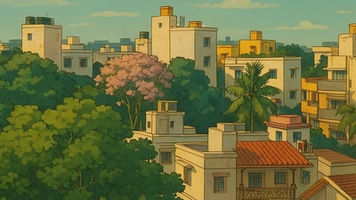 A mid-30s data engineer on Reddit with  ₹6 crore savings warned that tech job uncertainty makes heavy real estate investment risky. (Picture for representational purposes) ((Studio Ghibli style image created using ChatGPT))