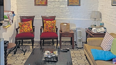 The house Sobha Singh built for himself in central Delhi stands today just as it was built.