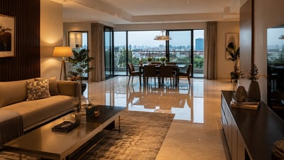 A luxury 3BHK apartment in Bengaluru’s Benson Town–Millers Road area has sparked debate online after a Reddit post on the property went viral over its steep price. (Picture for representational purposes) (AI generated image using ChatGPT )