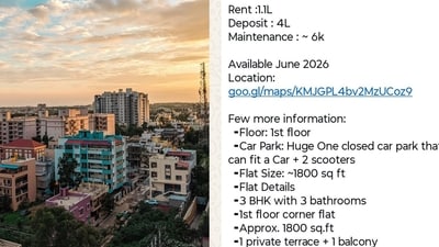 Bengaluru is known for its high rental costs and expensive housing market. (Left: Unsplash, Right: X/@kipupwidanshika)