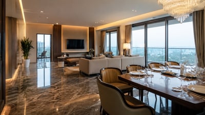 Wipro founder Azim Premji’s son, Tariq Premji, has bought a luxury duplex penthouse in Bengaluru for  ₹45.71 crore, according to property registration documents accessed by Zapkey. (Picture for representational purposes) (AI generated image using ChatGPT)