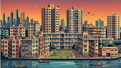 MHADA lottery 2026 has received more than 77,000 applications in nearly two months announcing the housing draw for 2,640 affordable homes in the Mumbai real estate market (Picture for representational purposes only) (Gemini Generated Photo )
