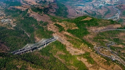 Mumbai-Pune 'Missing Link' open: Maharashtra Chief Minister Devendra Fadnavis inaugurated the 13.3-km Mumbai–Pune Expressway ‘Missing Link’ project on May 1, coinciding with Maharashtra Day. (MSRDC File Photo )