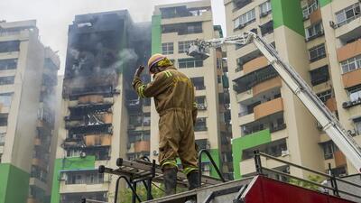 On Wednesday, a fire at Gaur Green Avenue, a residential complex with 447 flats, left at least eight apartments completely gutted. (PTI)