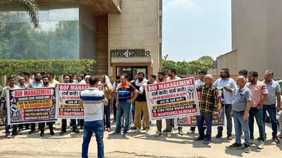 Residents seen on Saturday during the protests. (HT)