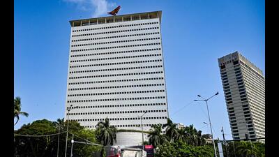 Mumbai, India. June 02, 2026 - The iconic Air India building at Nariman Point was taken over by the Maharashtra government on Tuesday, following the state cabinet's 2023 approval to purchase the building. Chief Minister Devendra Fadnavis presided over the registration of the agreement formalising the transfer. Mumbai, India. June 02, 2026. (Photo by Raju Shinde/HT Photo) (Raju Shinde)