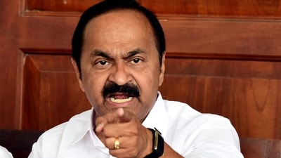 Chandrasekhar said it was unacceptable for a CM sworn to uphold the Constitution to criticise VC for attending a public programme addressed by the RSS chief. (PTI) Chandrasekhar said it was unacceptable for a CM sworn to uphold the Constitution to criticise VC for attending a public programme addressed by the RSS chief. (PTI)