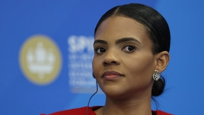 In her recent podcast, Candace Owens questioned the authenticity of Charlie Kirk's marriage to Erika, suggesting a connection to Jeffrey Epstein (REUTERS)
