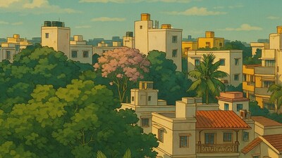 Housing sales in India’s top 9 cities rose 19% year-over-year (YoY) to 112,458 units in Q2 2026 compared to 94,864 units during the same time last year. (Representational Photo) ((Studio Ghibli style image created using ChatGPT))