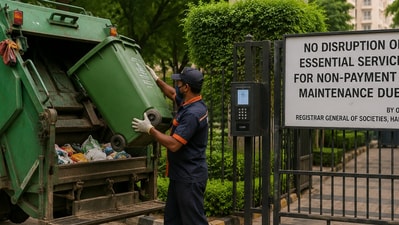 The Haryana Registrar General of Societies has ruled that RWAs cannot cut off essential services, such as garbage collection, or deactivate digital access systems to force residents to pay outstanding maintenance dues (ChatGPT generated photo) The Haryana Registrar General of Societies has ruled that RWAs cannot cut off essential services, such as garbage collection, or deactivate digital access systems to force residents to pay outstanding maintenance dues (ChatGPT generated photo)